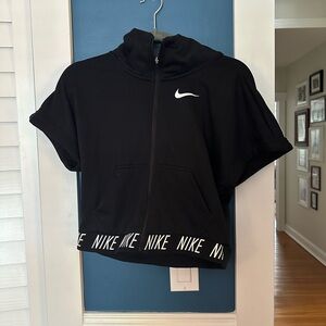 Nike Zip-Up Cropped DriFit Hoodie